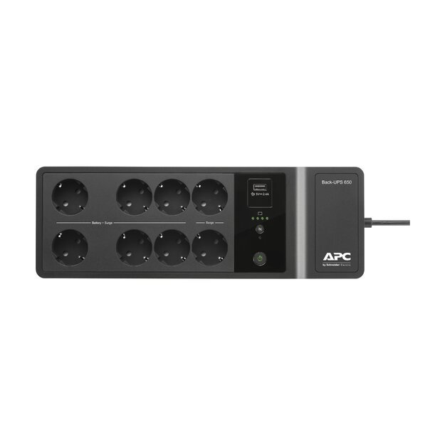 Nepertraukiamo maitinimo šaltinis UPS APC Back-UPS 650VA 230V 1 USB charging port