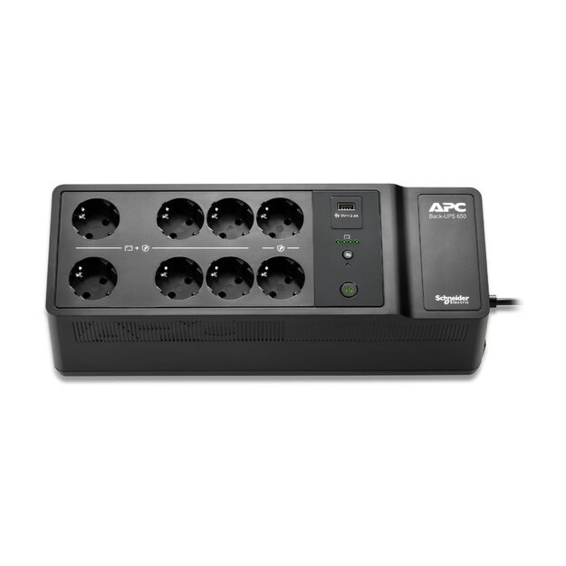 Nepertraukiamo maitinimo šaltinis UPS APC Back-UPS 650VA 230V 1 USB charging port