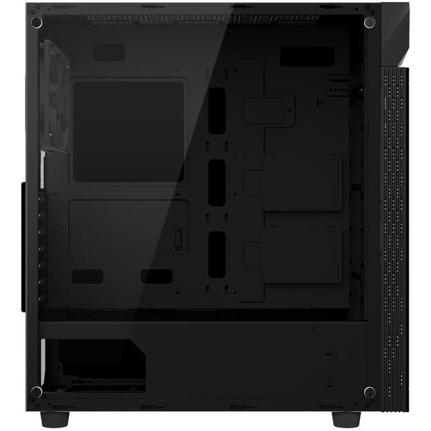 Kompiuterio korpusas |GIGABYTE|C200 GLASS|MidiTower|Not included|ATX|MicroATX|MiniITX|Colour Black|GB-C200G 5