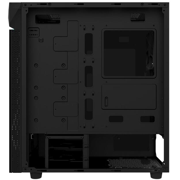 Kompiuterio korpusas |GIGABYTE|C200 GLASS|MidiTower|Not included|ATX|MicroATX|MiniITX|Colour Black|GB-C200G 6