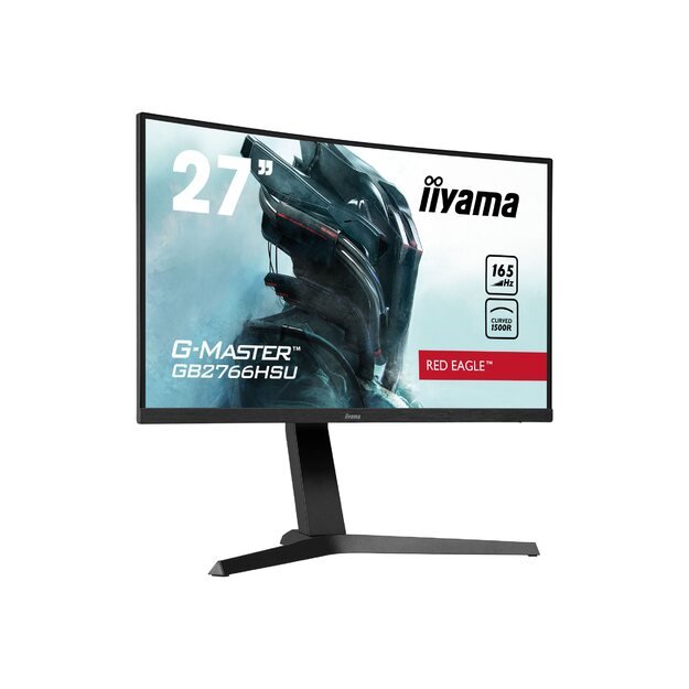 Monitorius IIYAMA GB2766HSU-B1 27inch ETE VA FHD Curved Gaming 1500R 16:9 3000:1 250cd/m2 1ms 2xHDMI