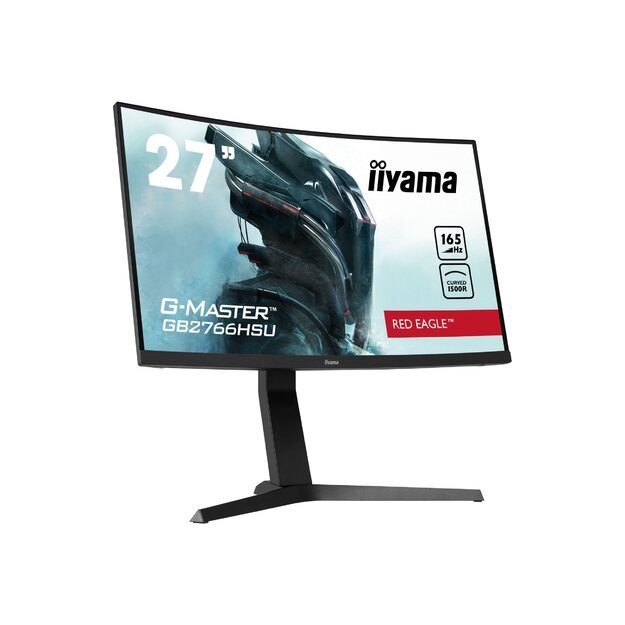 Monitorius IIYAMA GB2766HSU-B1 27inch ETE VA FHD Curved Gaming 1500R 16:9 3000:1 250cd/m2 1ms 2xHDMI