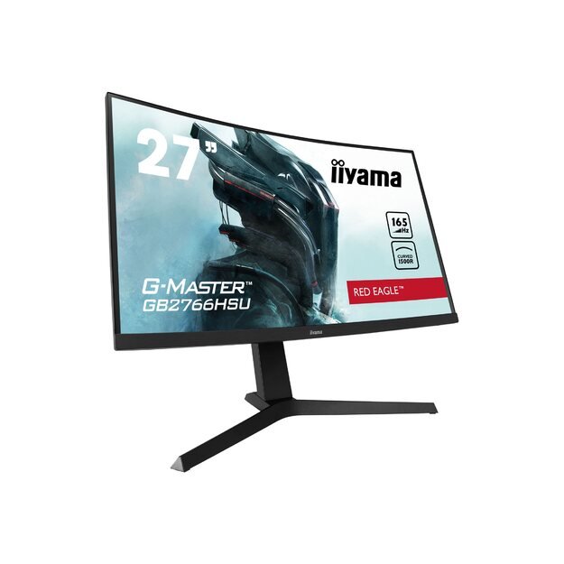 Monitorius IIYAMA GB2766HSU-B1 27inch ETE VA FHD Curved Gaming 1500R 16:9 3000:1 250cd/m2 1ms 2xHDMI