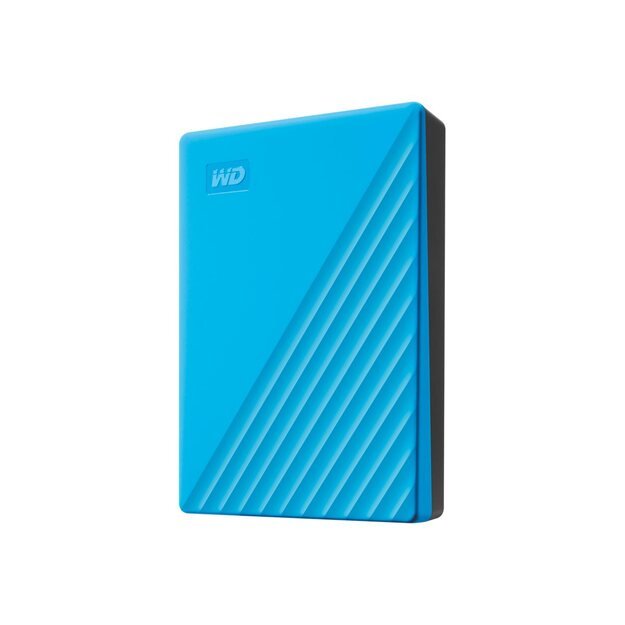 Išorinis kietasis diskas HDD |WESTERN DIGITAL|My Passport|4TB|USB 2.0|USB 3.0|USB 3.2|Colour Blue|WDBPKJ0040BBL-WESN