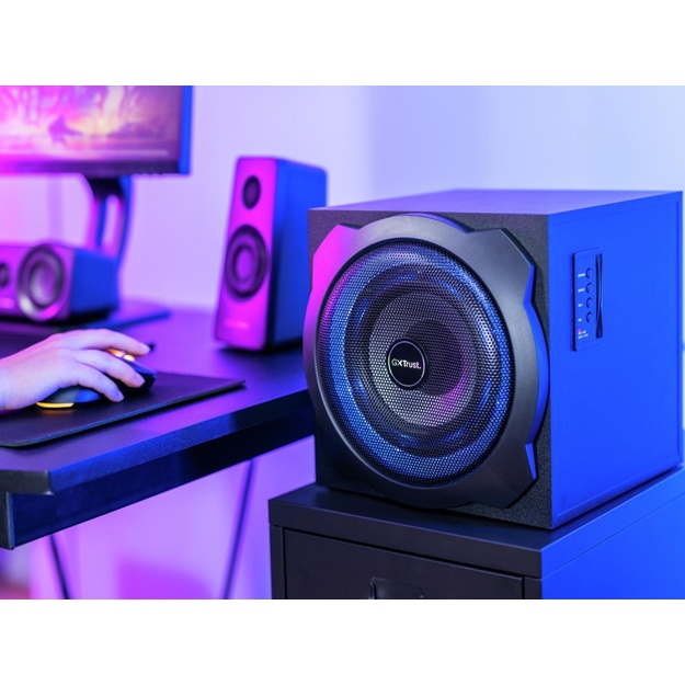 Speaker|TRUST|P.M.P.O. 180 Watts|3xStereo jack 3.5mm|Black|21738