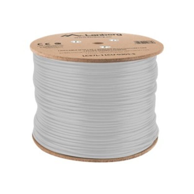 LANBERG LAN cable SFTP cat.7 305m solid CU LSZH grey CPR fluke passed