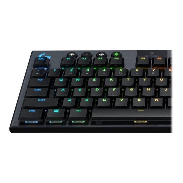 Belaidė klaviatūra LOGITECH G915 TKL LIGHTSPEED Wireless RGB Mechanical Gaming CLICKY SWITCH US INT
