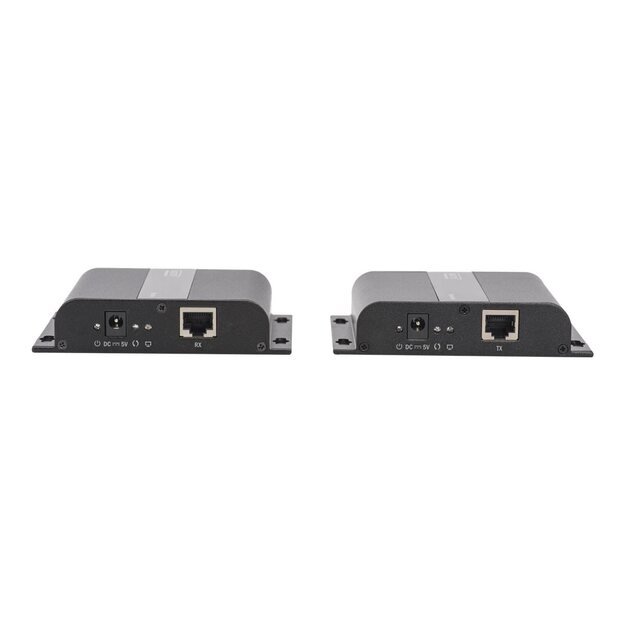 DIGITUS 4K HDMI Extender over IP Receiver Unit over network cable CAT 5/5e/6/7 4K2K/30Hz black 15