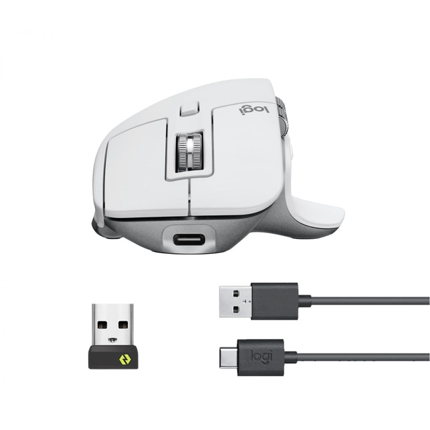 Kompiuterinė pelė belaidė Logitech MX Master 3S Performance - Pale Grey