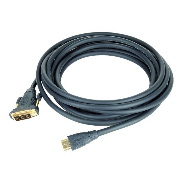 Vaizdo kabelis - adapteris HDMI-DVI 1.8M/BULK CC-HDMI-DVI-6 GEMBIRD