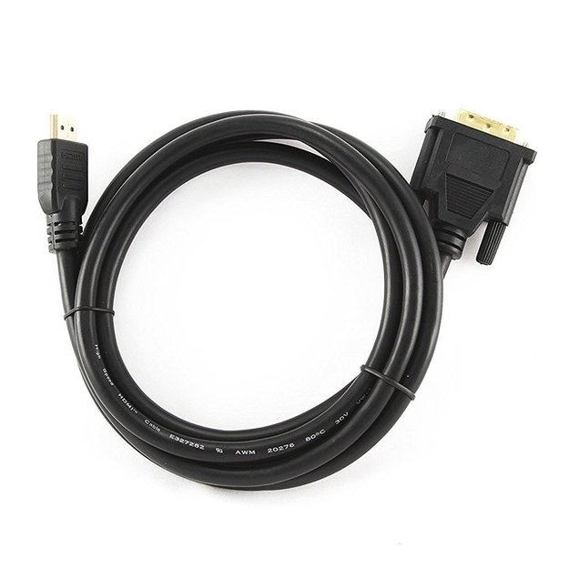 Vaizdo kabelis - adapteris HDMI-DVI 1.8M/BULK CC-HDMI-DVI-6 GEMBIRD