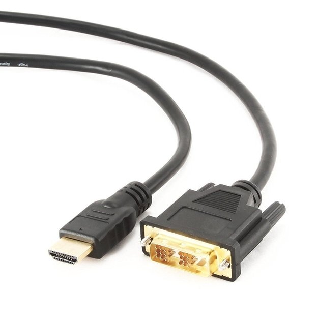 Vaizdo kabelis - adapteris HDMI-DVI 1.8M/BULK CC-HDMI-DVI-6 GEMBIRD