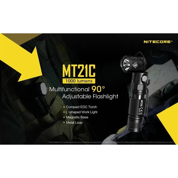 Žibintuvėlis MT SERIES/1000 LUMENS MT21C NITECORE 5