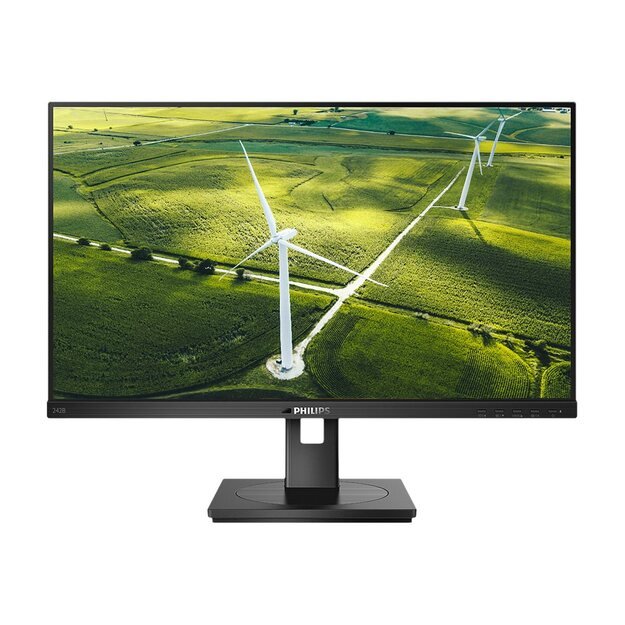 Monitorius PHILIPS 242B1G/00 23.8inch IPS FHD 75Hz 4ms 250 cd/m2 1000:1 D-Sub DVI HDMI 1xUSB-B 4xUSB 3.2