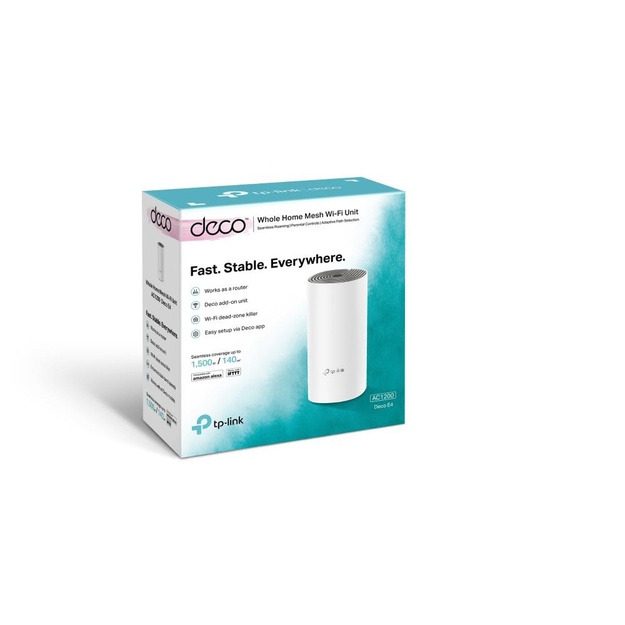 Namų bevielio Mesh tinklo sistema TP-LINK 1167 Mbps LAN \ WAN ports 2 antennas 2 DECOE4(1-PACK)
