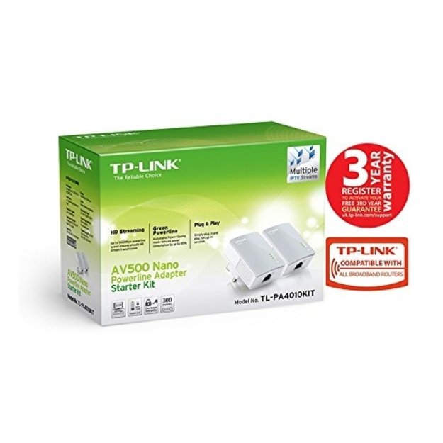 Belaidžio ryšio stiprintuvas 500MBPS TL-PA4010 KIT TP-LINK