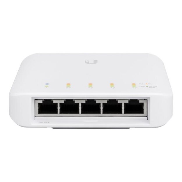 Komutatorius UBIQUITI USW-Flex Ubiquiti USW-Flex 5 x Gigabit UniFi switch (1x PoE In, 4x PoE+/48V PoE out 46W) 13
