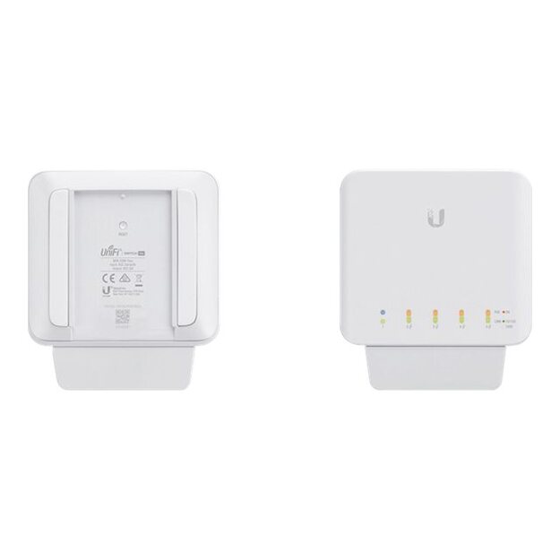 Komutatorius UBIQUITI USW-Flex Ubiquiti USW-Flex 5 x Gigabit UniFi switch (1x PoE In, 4x PoE+/48V PoE out 46W)