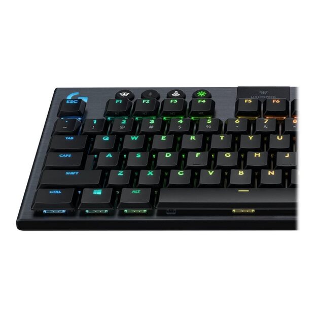 Belaidė klaviatūra LOGITECH G915 TKL LIGHTSPEED Wireless RGB Mechanical Gaming TACTILE SWITCH US INT