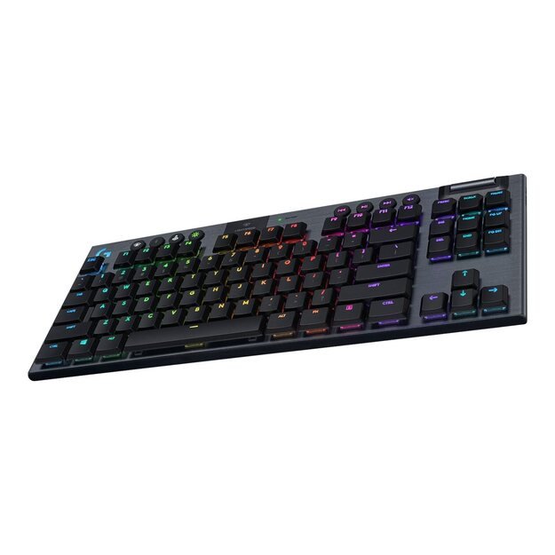 Belaidė klaviatūra LOGITECH G915 TKL LIGHTSPEED Wireless RGB Mechanical Gaming TACTILE SWITCH US INT