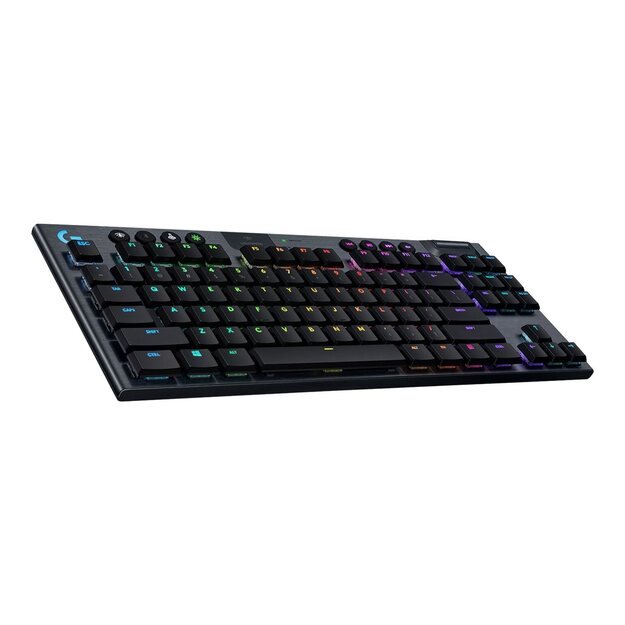 Belaidė klaviatūra LOGITECH G915 TKL LIGHTSPEED Wireless RGB Mechanical Gaming TACTILE SWITCH US INT