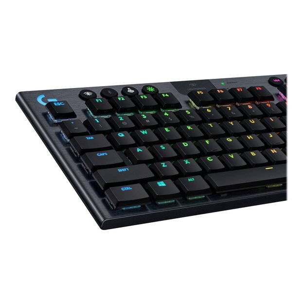 Belaidė klaviatūra LOGITECH G915 TKL LIGHTSPEED Wireless RGB Mechanical Gaming TACTILE SWITCH US INT