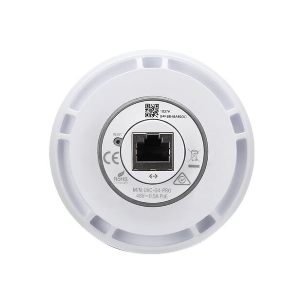 UBIQUITI UVC-G4-PRO UniFi Protect G4-PRO Camera 4K resolution, 3x optical zoom, 1/2 sens, LEDs