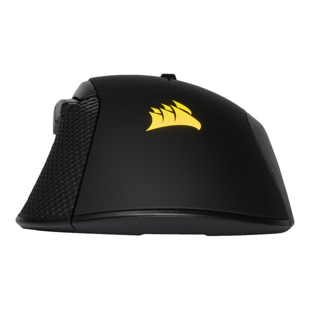 Kompiuterinė pelė belaidė CORSAIR IRONCLAW Gaming SLISPSTREAM WIRELESS Black Backlit RGB LED 18000 DPI (EU)
