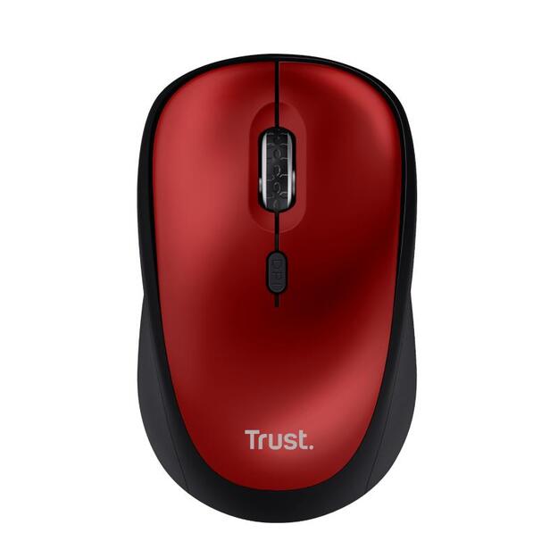 Kompiuterinė pelė belaidė MOUSE USB OPTICAL WRL YVI+/RED 24550 TRUST 4