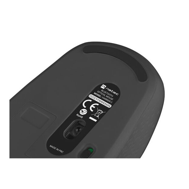 Kompiuterinė pelė belaidė NATEC Wireless Harrier 2 1600DPI Bluetooth 5.1 black