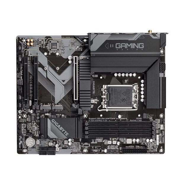 Pagrindinė plokštė GIGABYTE B760 GAMING X AX LGA1700 4xDDR5 4xSATA 3xM.2 1xDP 1xHDMI