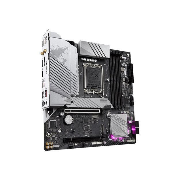 Pagrindinė plokštė GIGABYTE B760M AORUS ELITE AX LGA1700 4xDDR5 4xSATA 2xM.2 1xDP 1xHDMI