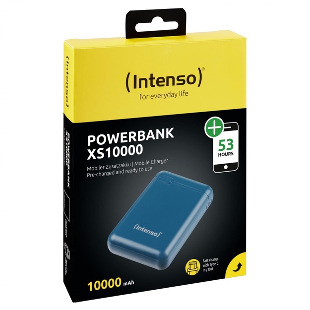 Išorinė baterija USB 10000MAH/PETROL XS10000 INTENSO