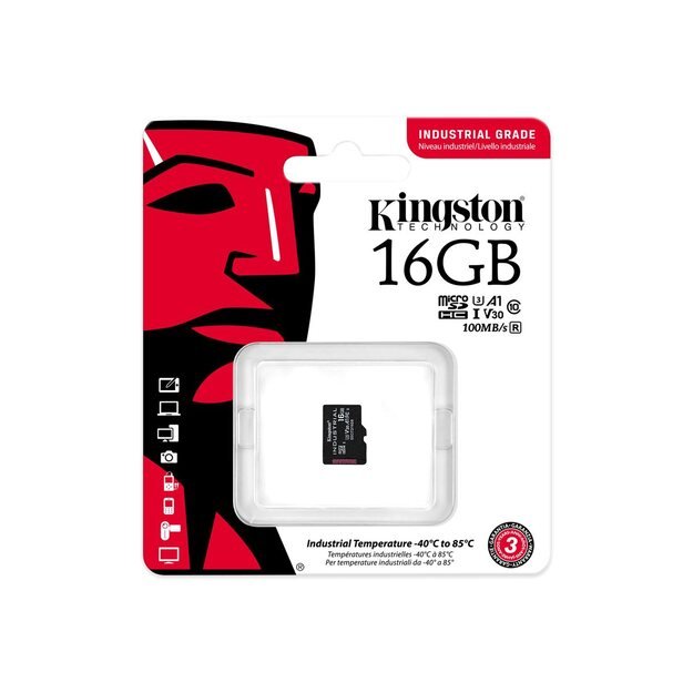 Atminties kortelė MICRO SDHC 16GB UHS-I/SDCIT2/16GBSP KINGSTON