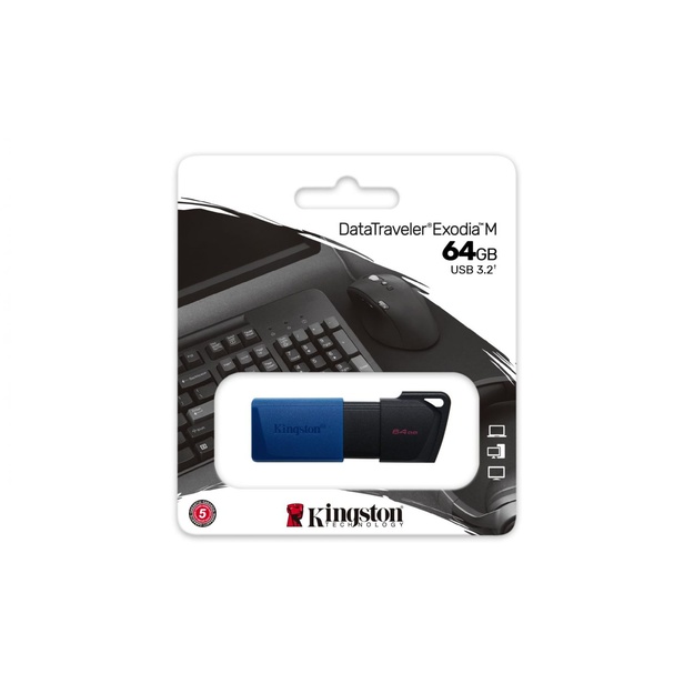 MEMORY DRIVE FLASH USB3.2/64GB DTXM/64GB KINGSTON