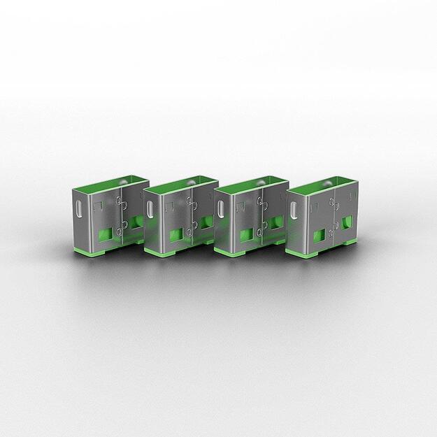 USB PORT BLOCKER 10PACK/GREEN 40461 LINDY