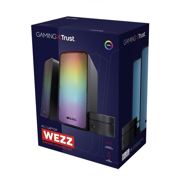 SPEAKER 2.0 SOUNDBAR WEZZ RGB/GXT611 24587 TRUST