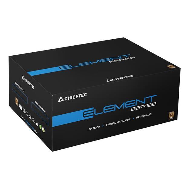 Power Supply|CHIEFTEC|700 Watts|Efficiency 80 PLUS BRONZE|PFC Active|ELP-700S 4