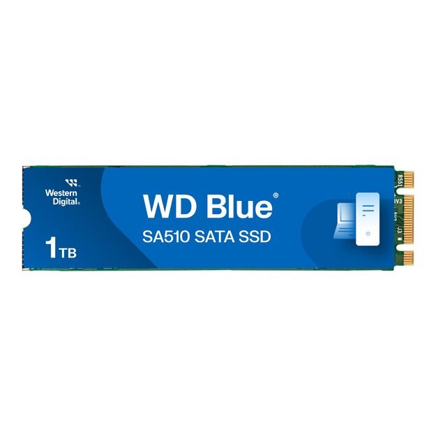 WD Blue SA510 SSD 1TB M.2 2280 SATA III 6Gb/s internal single-packed 4