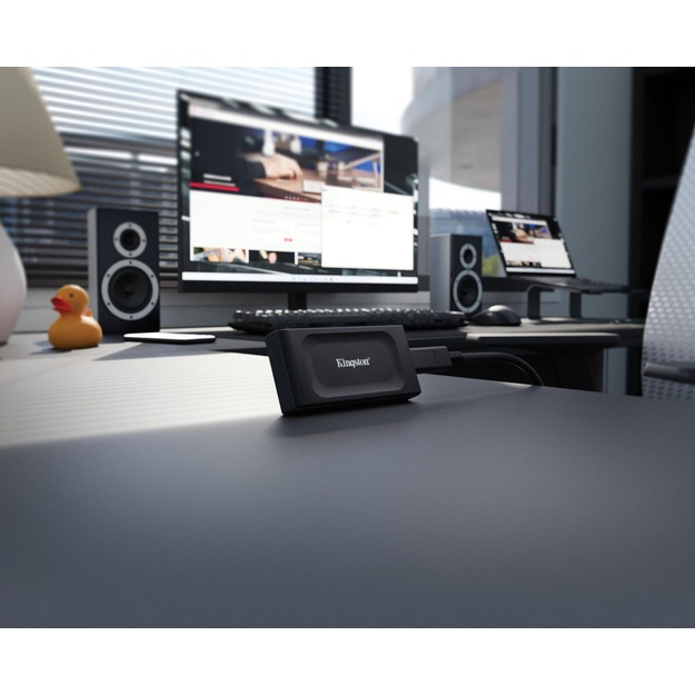 External SSD|KINGSTON|XS1000|1TB|USB 3.2|Write speed 1000 MBytes/sec|Read speed 1050 MBytes/sec|SXS1000/1000G