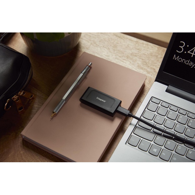 External SSD|KINGSTON|XS1000|1TB|USB 3.2|Write speed 1000 MBytes/sec|Read speed 1050 MBytes/sec|SXS1000/1000G