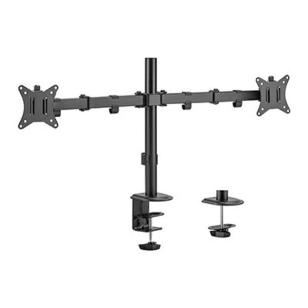 Monitoriaus laikiklis GEMBIRD MA-D2-01 Adjustable desk 2-display mounting arm 17-32inch up to 9kg 5