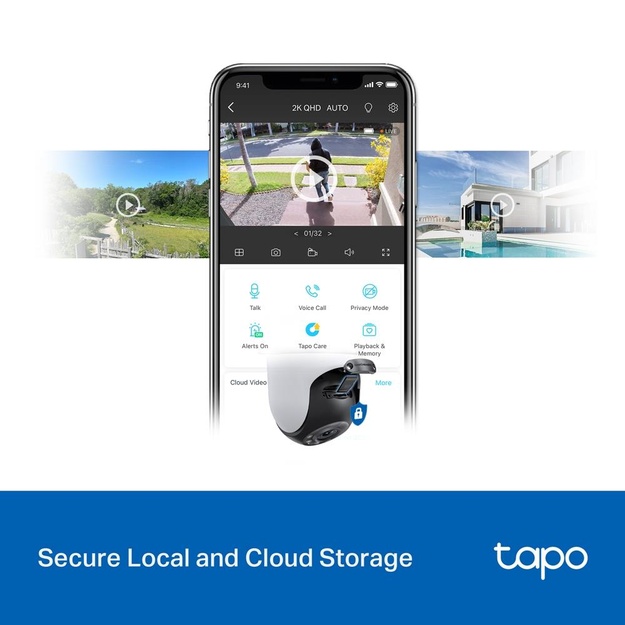 Belaidė kamera 1080P PAN TILT TAPO C520WS TP-LINK