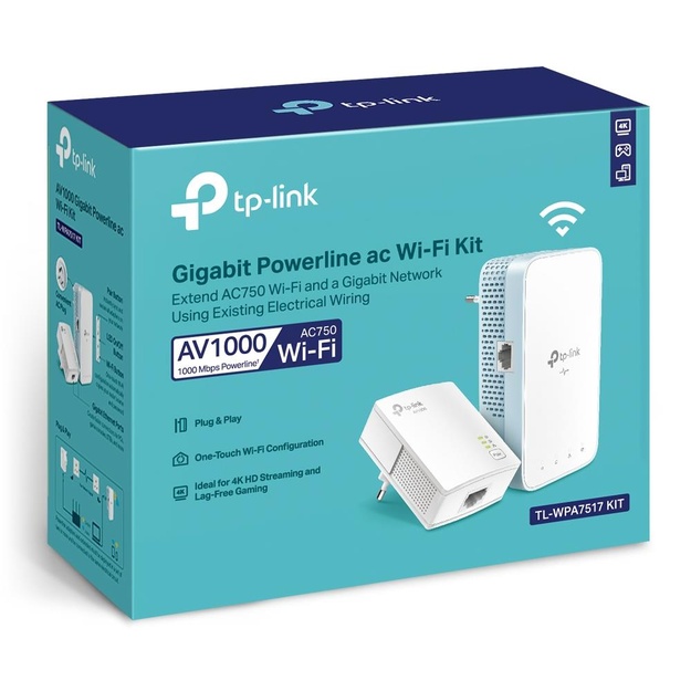 Belaidžio ryšio stiprintuvas 1000MBPS TL-WPA7517 TP-LINK