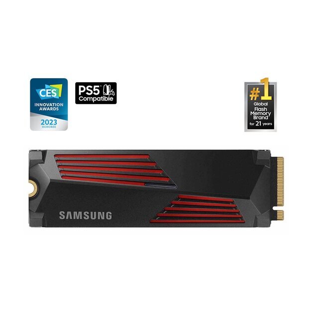SAMSUNG 990 PRO SSD Heatsink 4TB M.2 NVMe 24