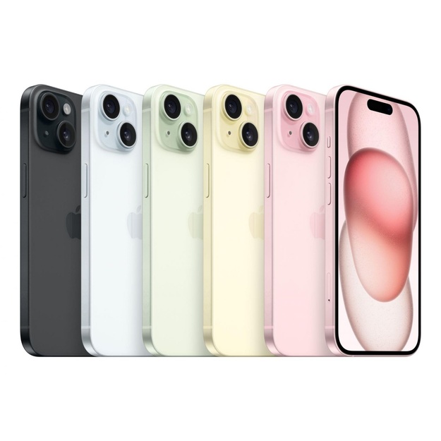 MOBILE PHONE IPHONE 15/128GB BLACK MTP03ZD/A APPLE