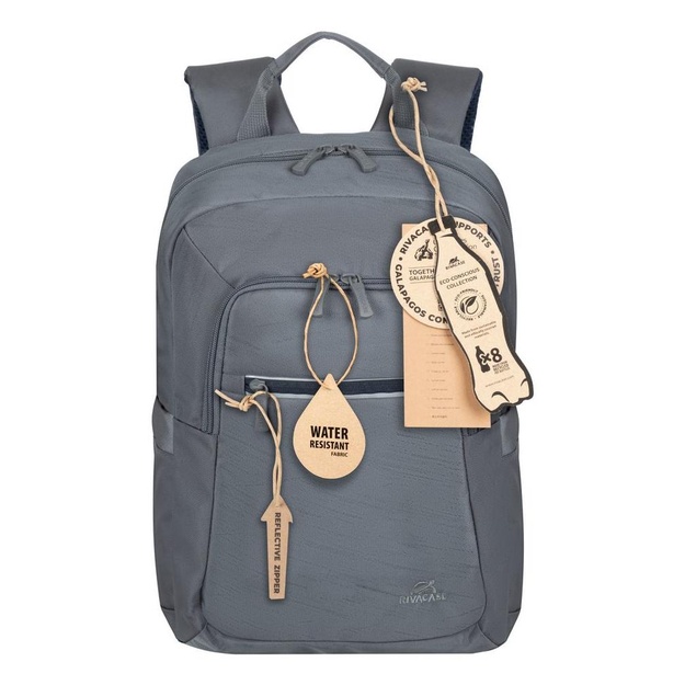 NB BACKPACK ALPENDORF ECO 14 /7523 GREY RIVACASE