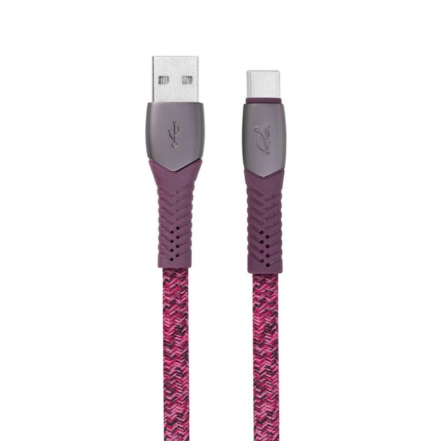 CABLE USB-C TO USB2 1.2M/RED PS6102 RD12 RIVACASE