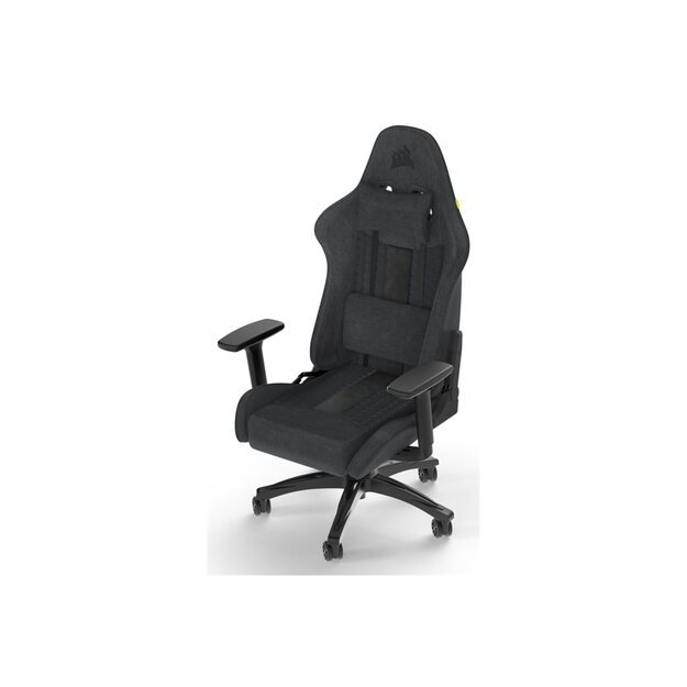 CORSAIR TC100 RELAXED Gaming Chair Fabric Grey and Black 10