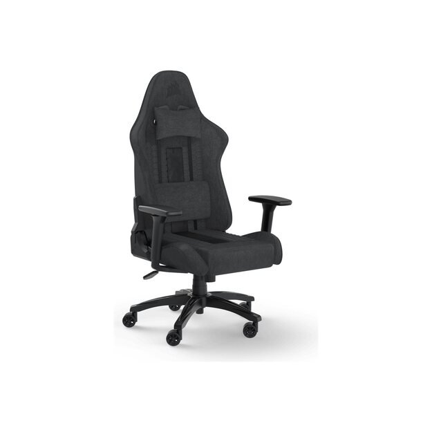 CORSAIR TC100 RELAXED Gaming Chair Fabric Grey and Black 9